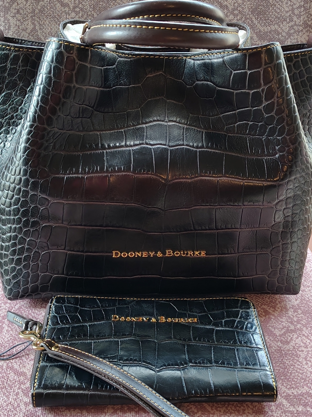 Dooney & Bourke Large Barlow Satchel & Wallet